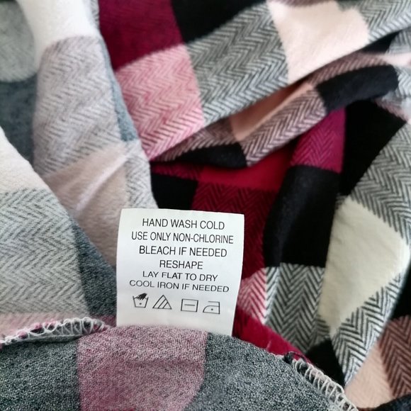 Eyeshadow Womens Multicolor Check Twisted Hem Kimono Blouse Top Size M - Picture 7 of 7